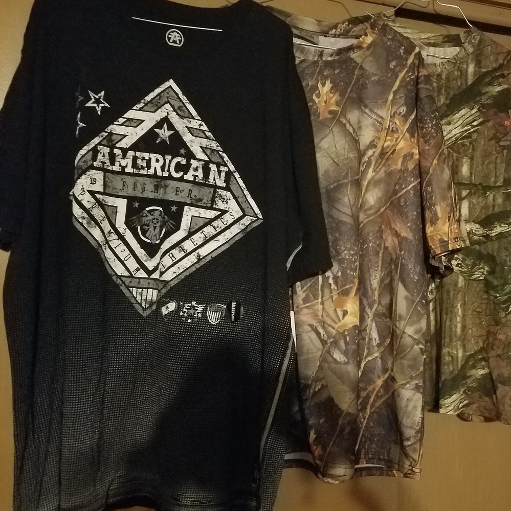 Mens 4xl American fighter shirt